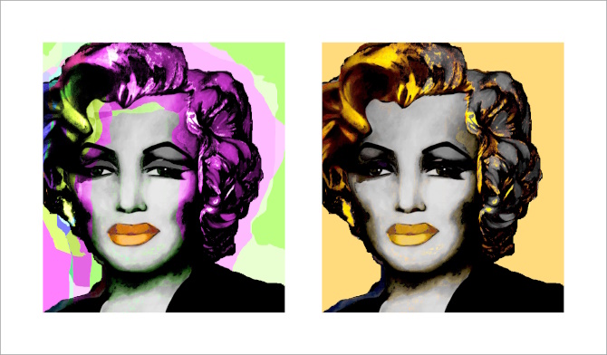 marilyn monroe pop art print